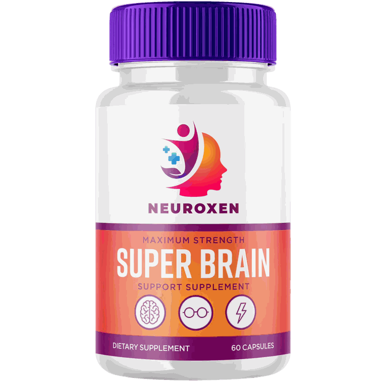 Neuroxen Super Brain support supplement bottle, 60 capsules